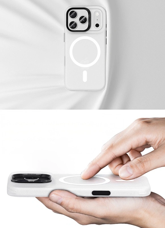 Benks iPhone 17 Lucid Armor dėklas, balta, 4 nuotrauka